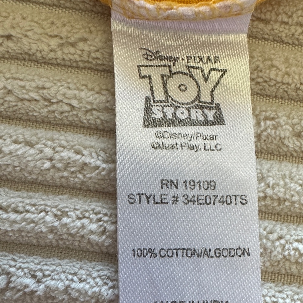 Disney Pixar Yellow Toy Story Graphic T-Shirt in Size 5T - Picture 5 of 8